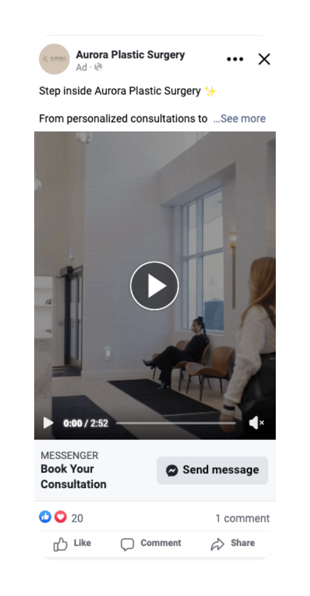 Aurora Meta Ad Sample