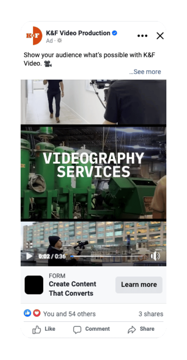 KF Video Meta Ad Sample