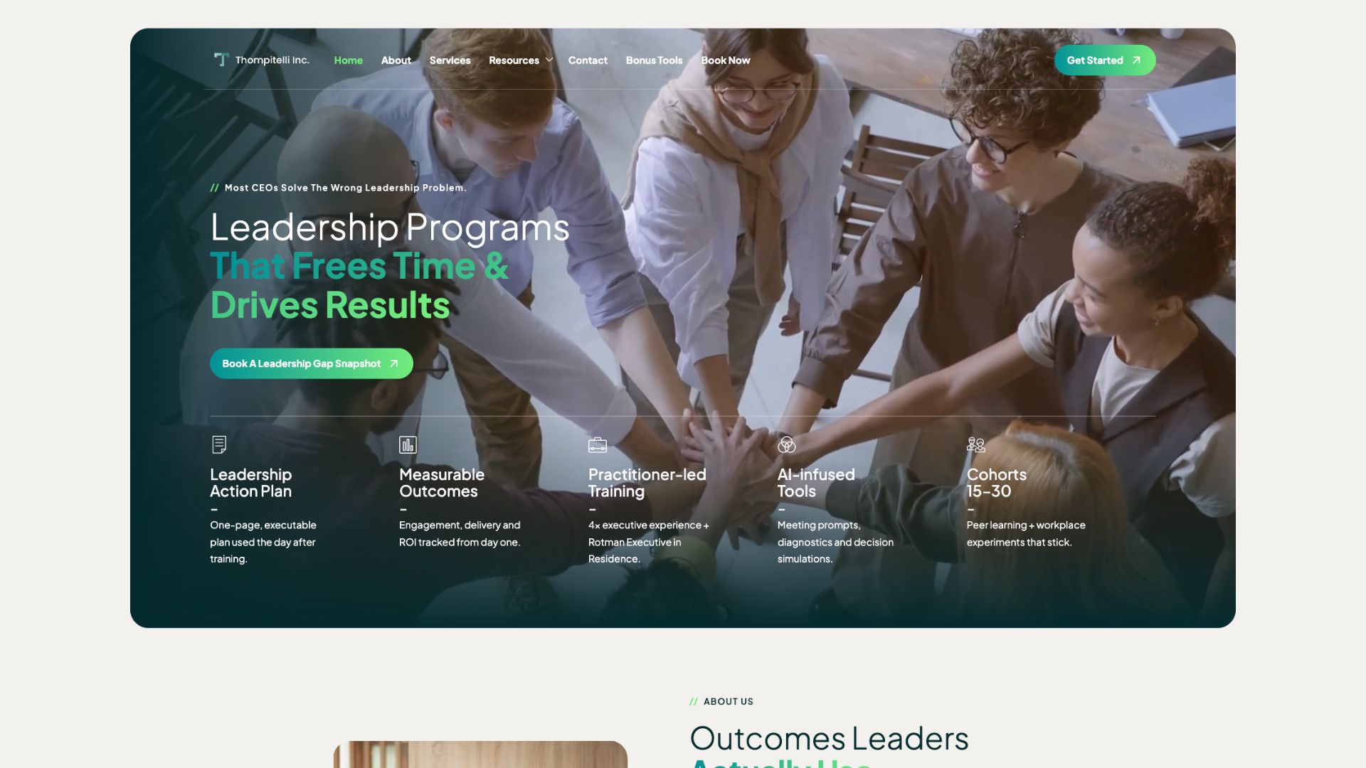 Thompitelli Website Sample